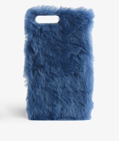 iPhone 7/8 Plus Fur Princess Blue