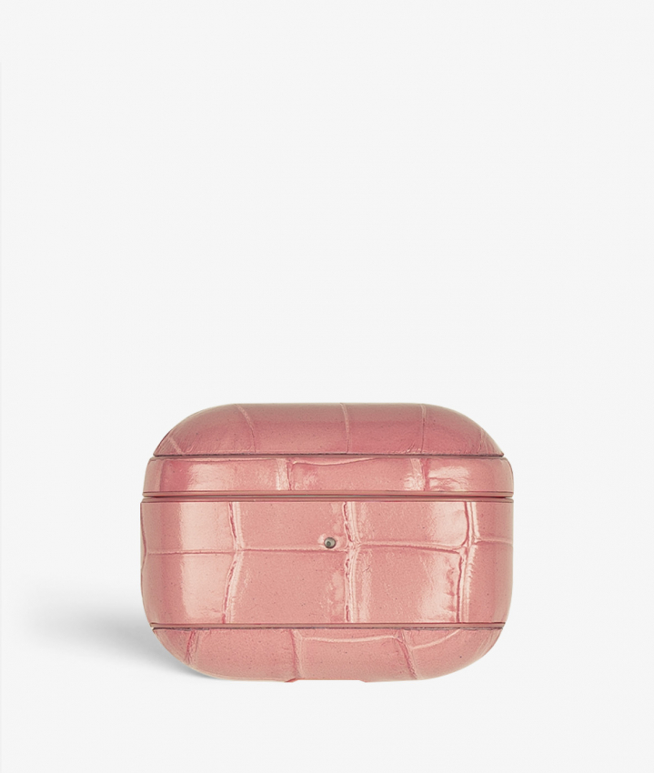 AirPod Pro Case Croco Pastel Pink
