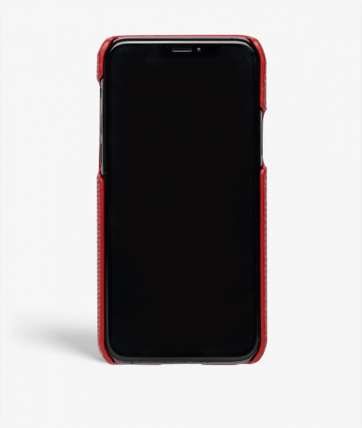 iPhone 11 Pro Leather Case Lizard Red
