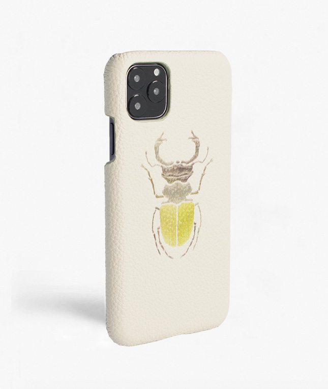 iPhone 11 Pro Max Leder Hlle Beetle Grau