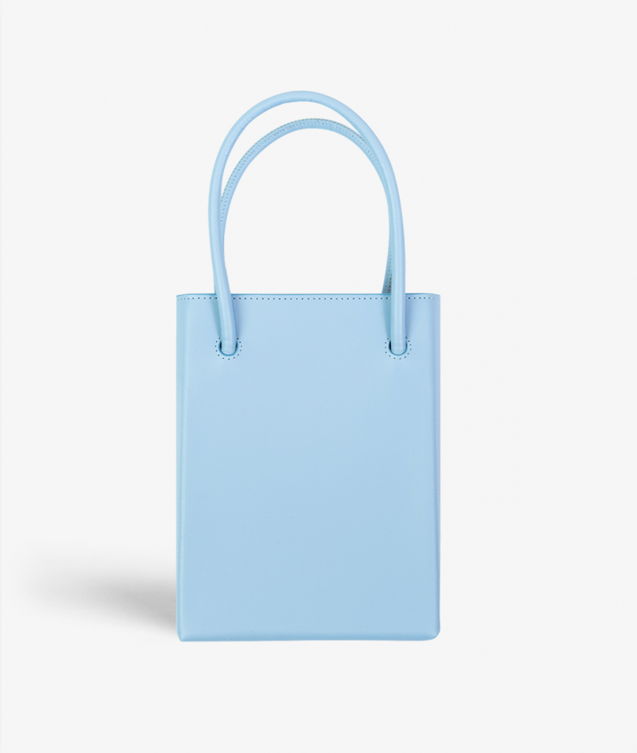 Essential Crossbody Bag Smiley Light Blue